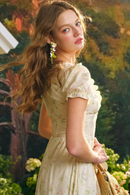 Summer Floral Lace Dress