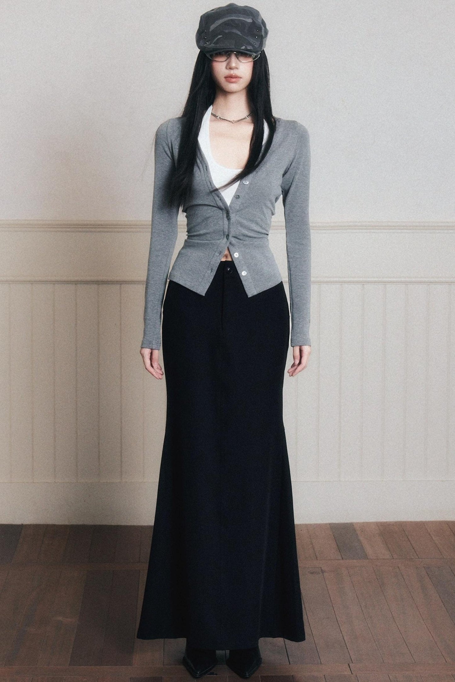 Mermaid High-Waisted A-Line Skirt