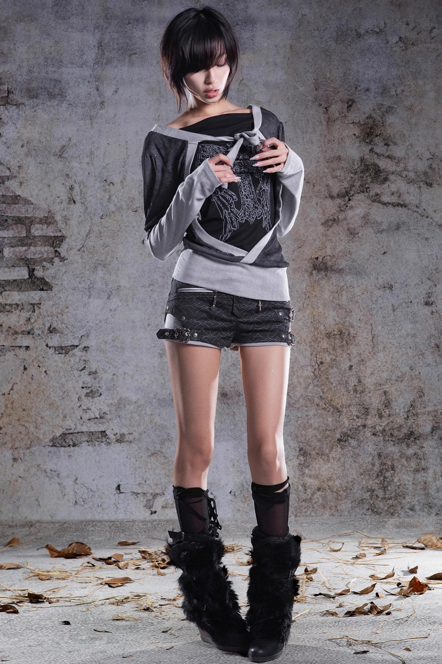 Original V-Neck Knitted Top