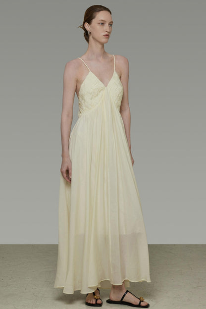 Summer Chic V-Neck Sleeveless Dress