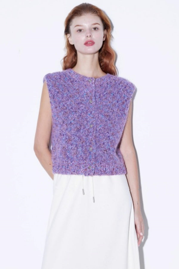 Intricate Mohair Starry Cardigan Set-Up