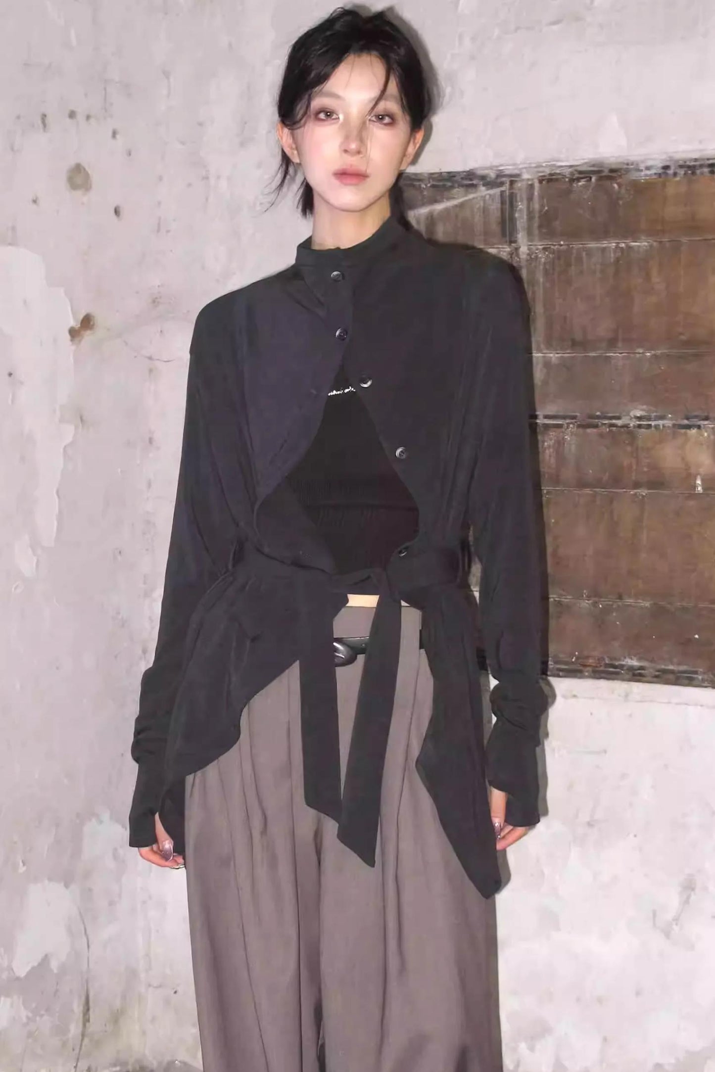 Beauvoir Ruffled Knit Cardigan