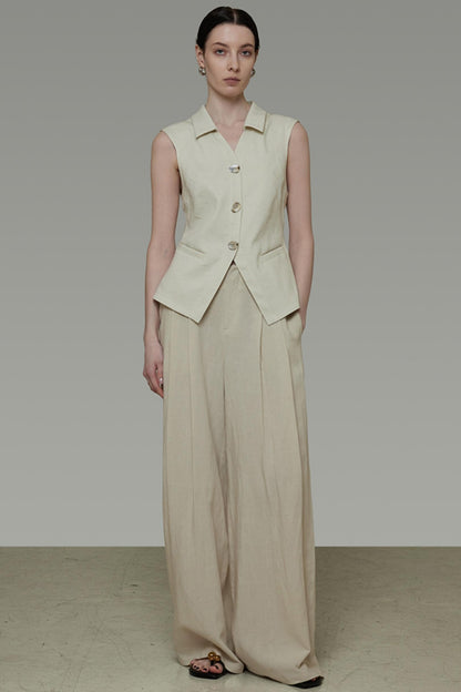 Summer Womens Beige Vest