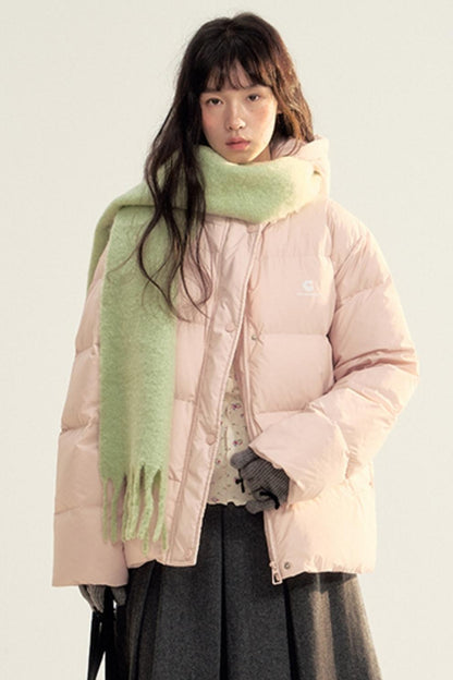 Winter Essential White Duck Down Jacket