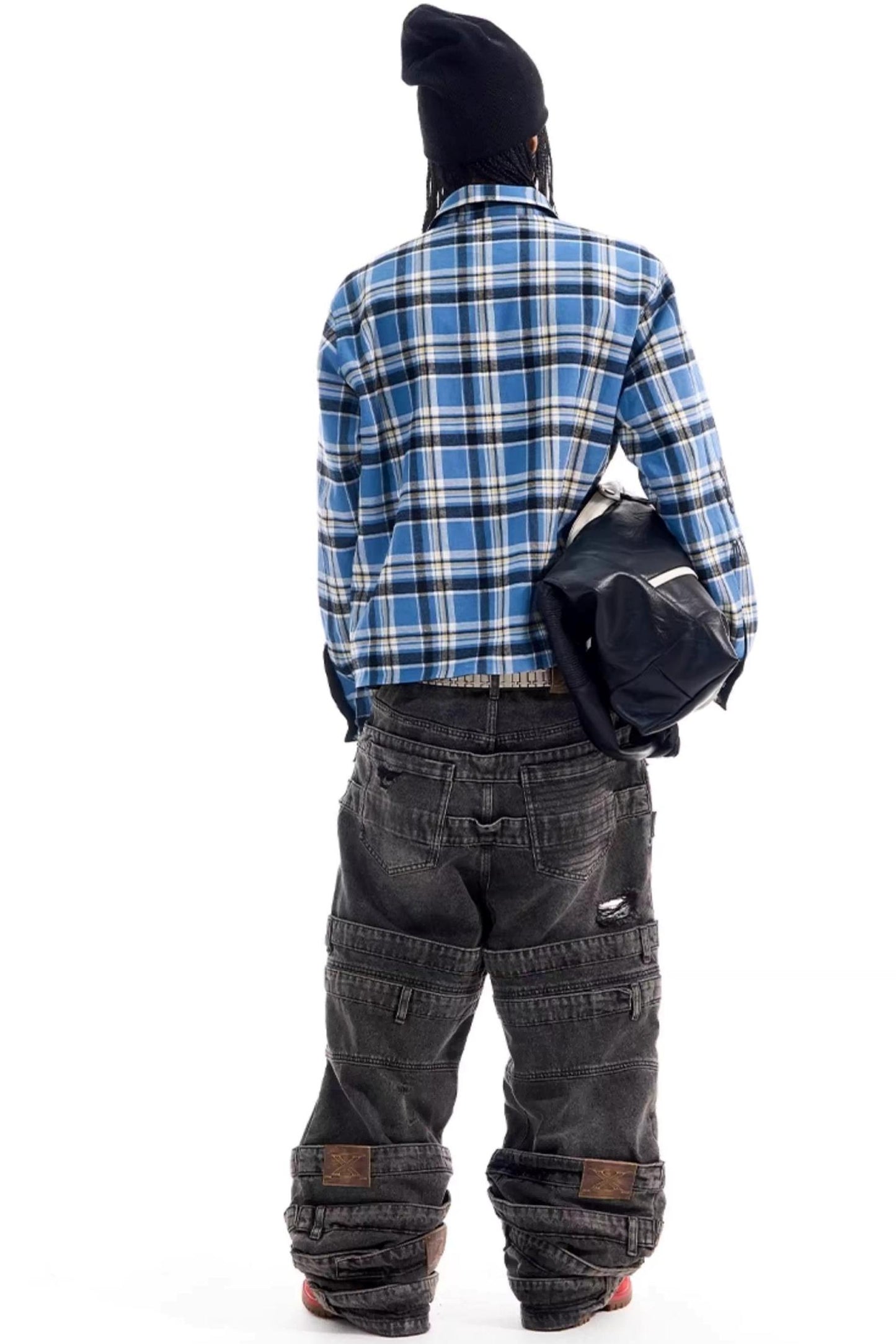 Reversible Plaid Shirt Jacket