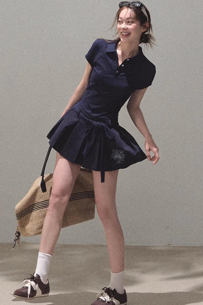 Cool Cotton Polo Dress