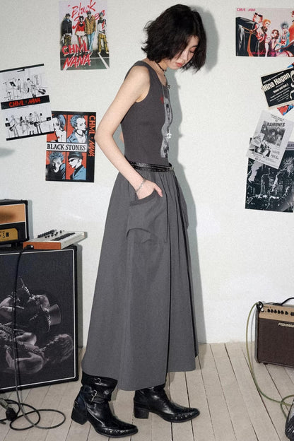 Kleid mit Charakterdruck und Patchwork