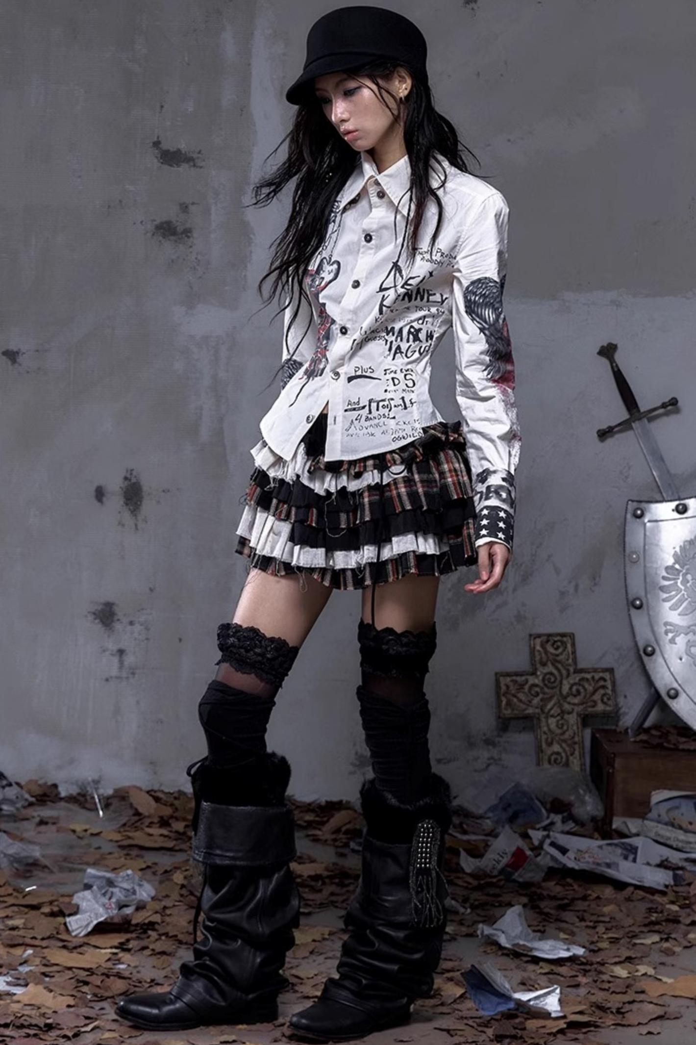 Vintage Rebel Slim Fit Long Sleeve Shirt