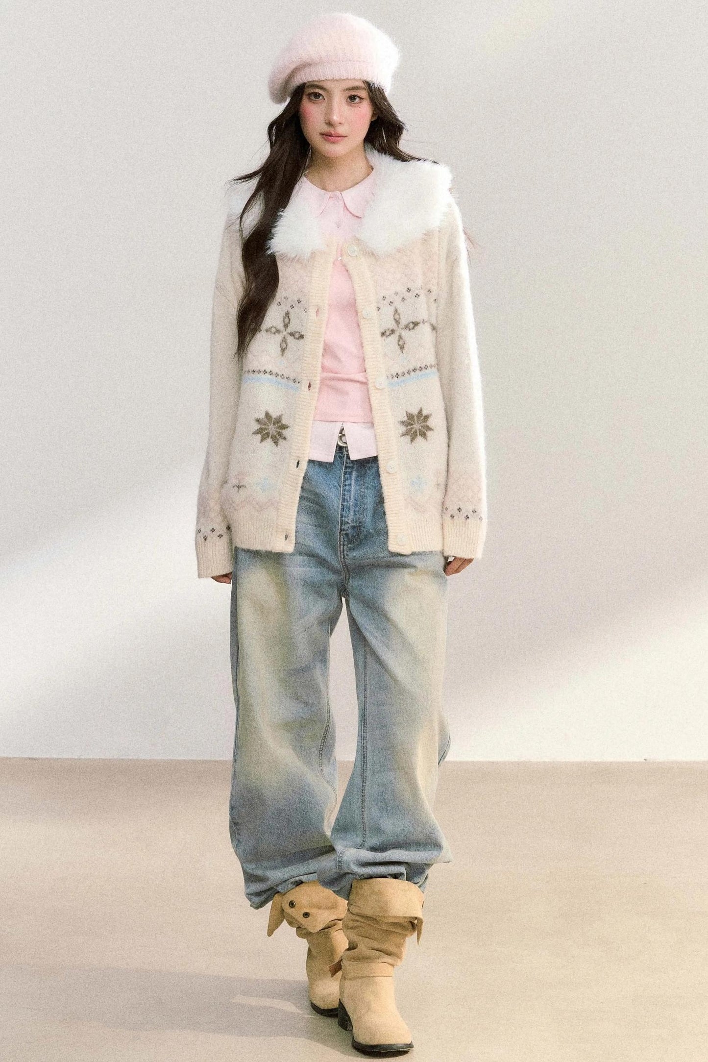 Detachable Knitted Sweater Jacket