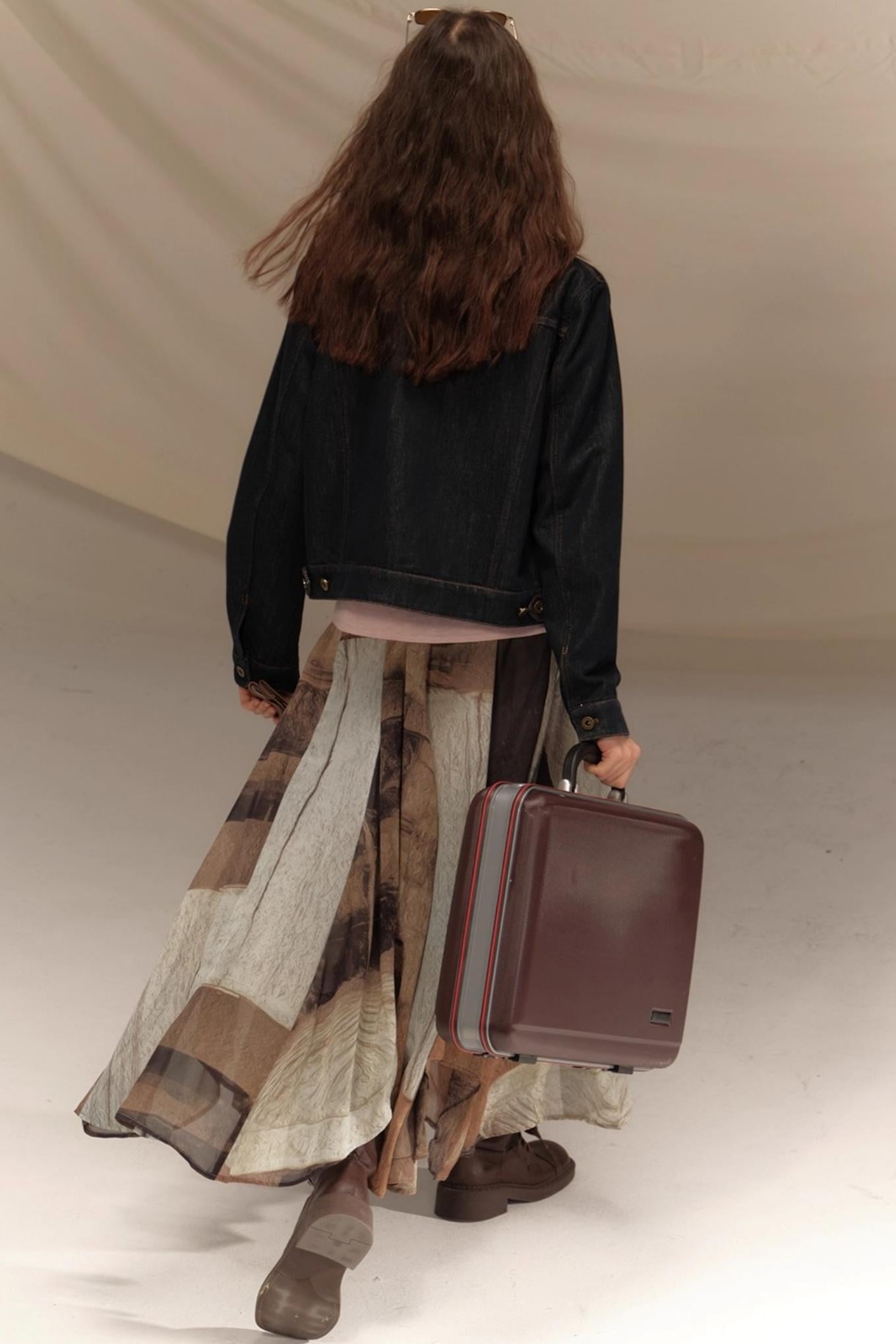 Raw Washed Amber Denim Jacket