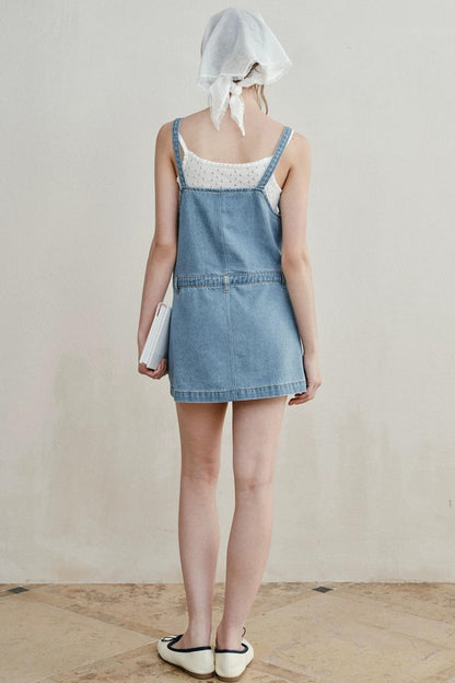 Sea Salt Retro Denim Dress