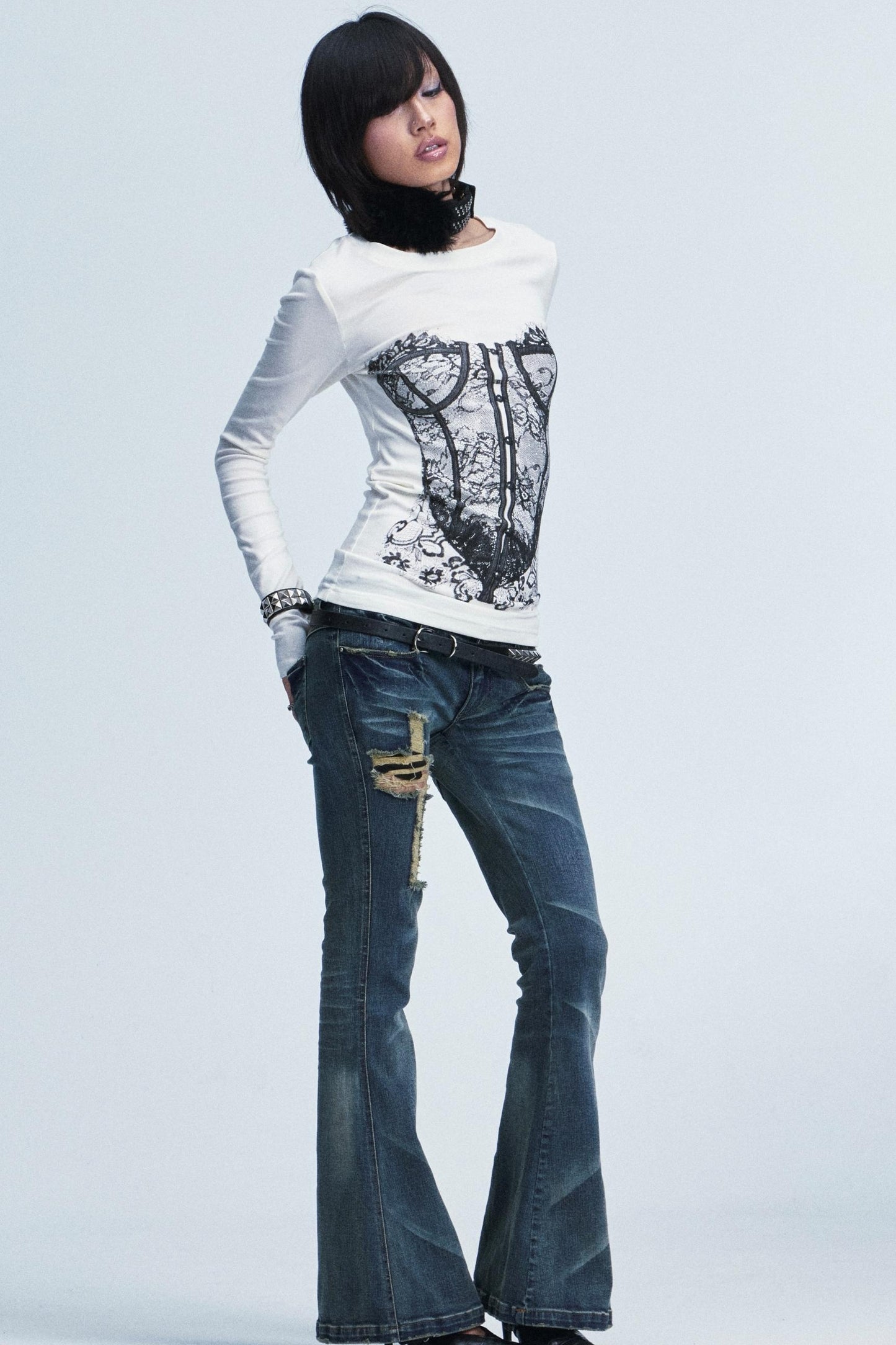 Reversible Rivet Neck Collar