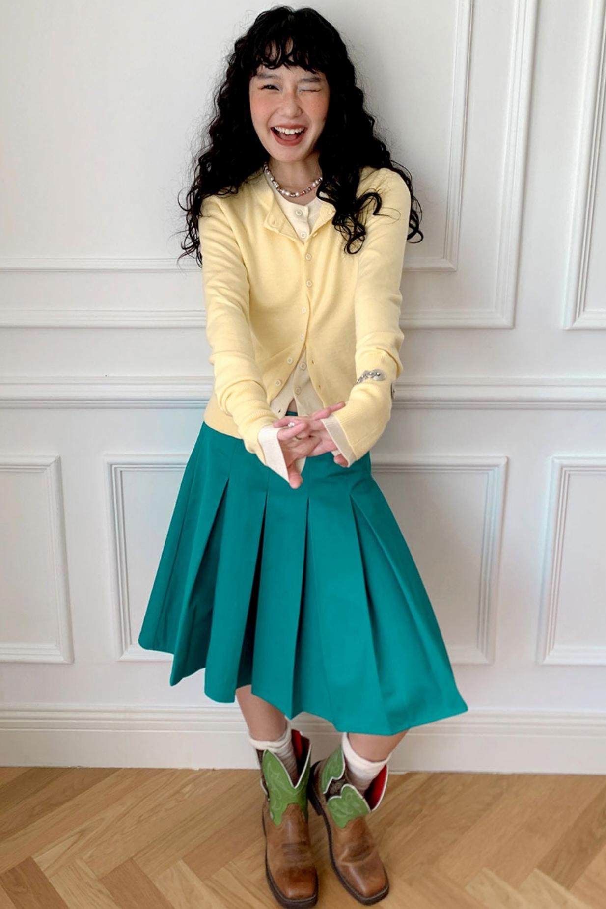 댄스 A라인 스커트