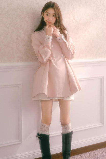Pink Diamond Swing Coat