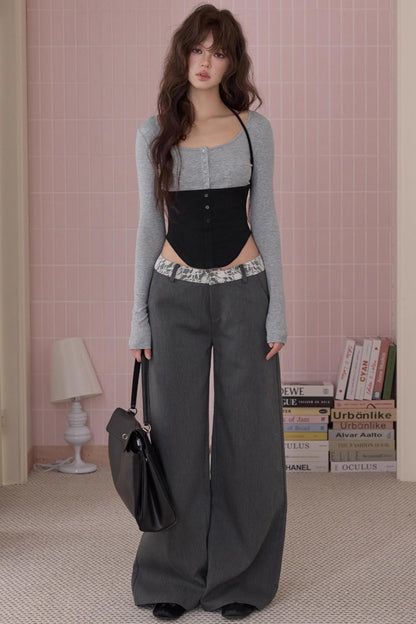 Retro Fit Lace Pants