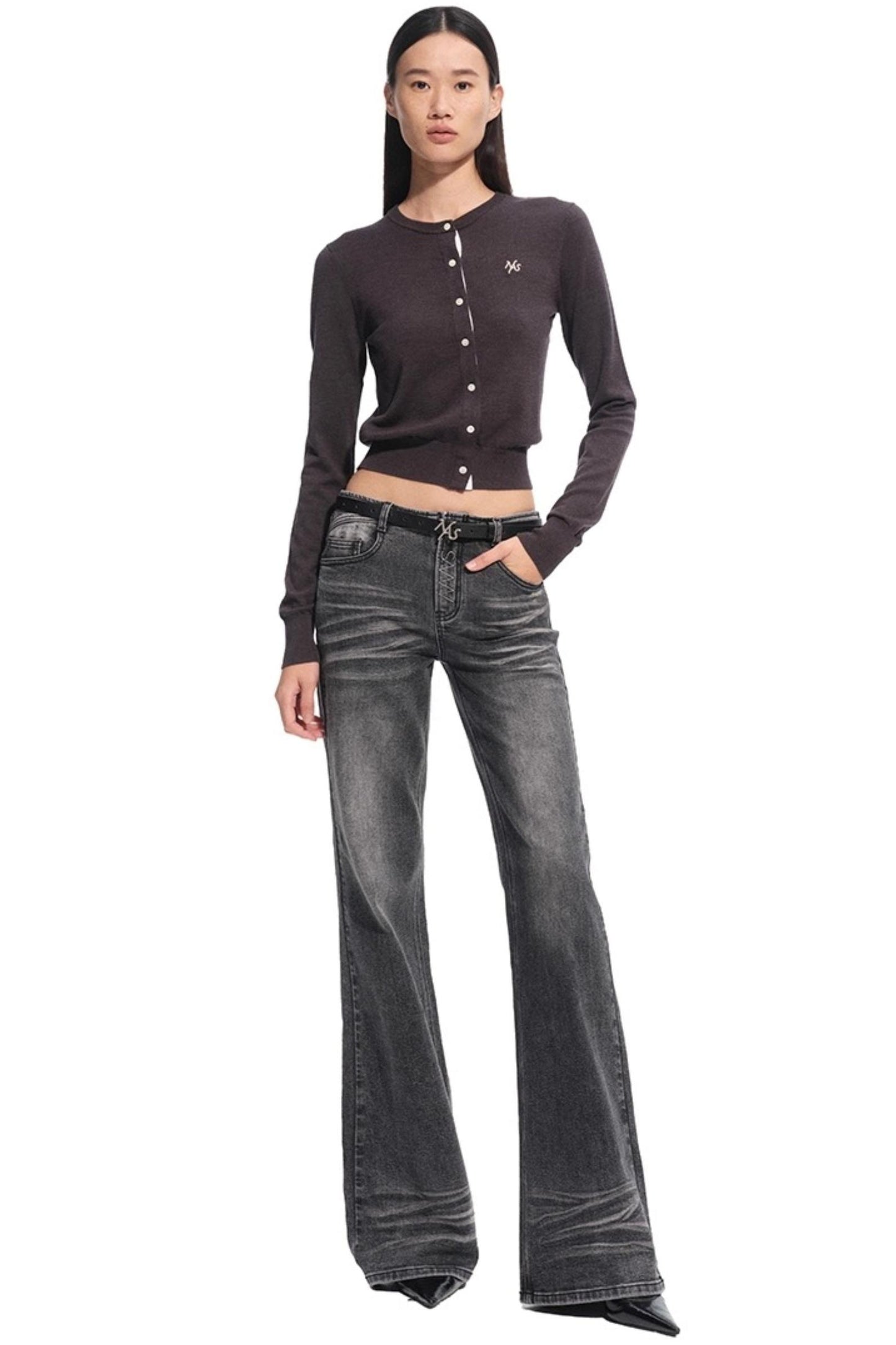 Rosemary Silk Wool Knit Cardigan