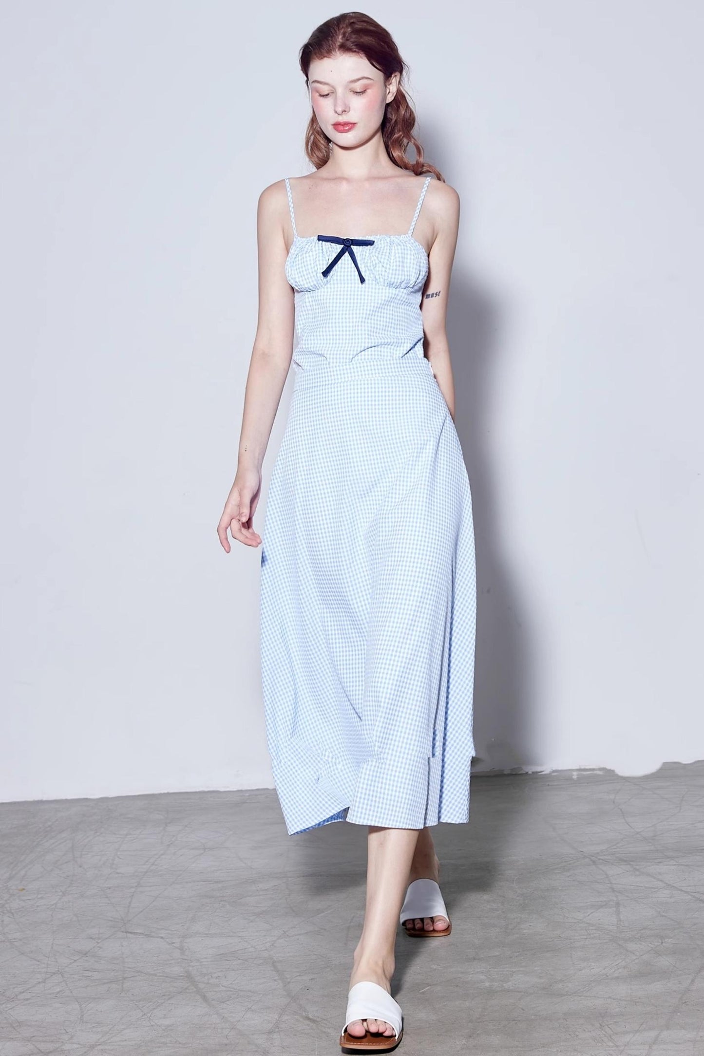 Checkered Sweetheart Summer Skirt Set-Up