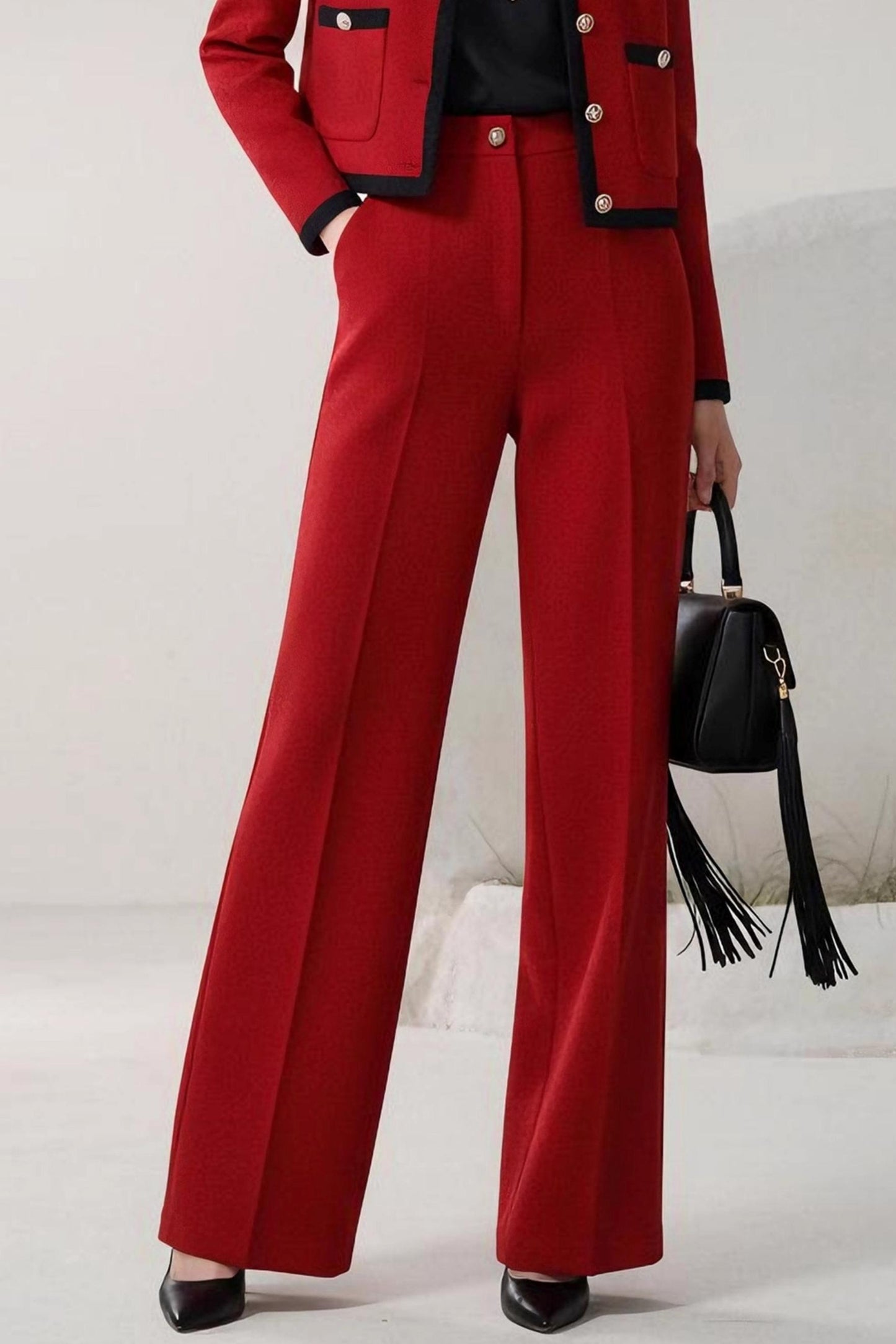 Temperament Small Suit Pants Set-Up