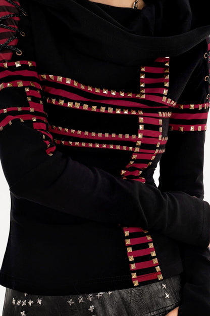 Dark Punk Hooded Top