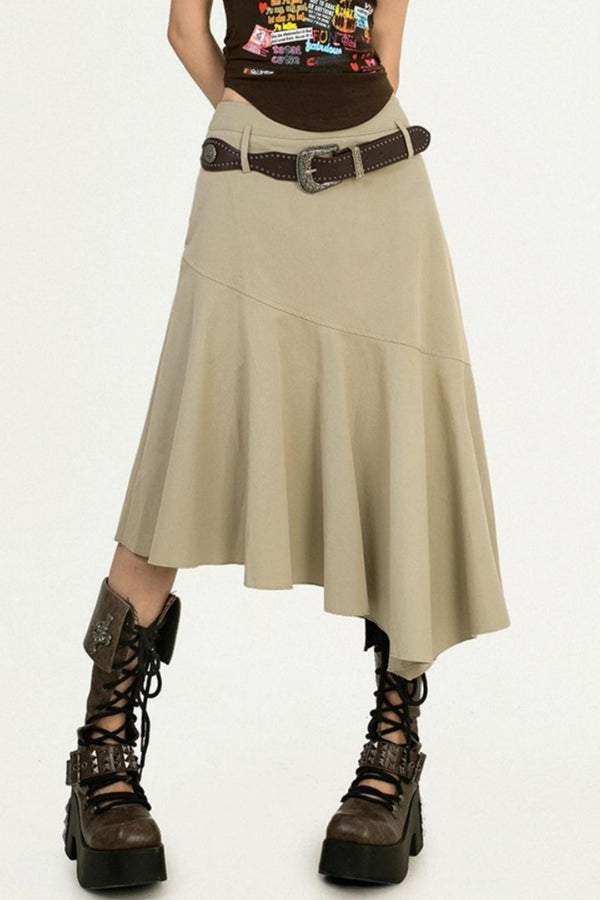 Cool Retro Street Fashion A-Line Skirt