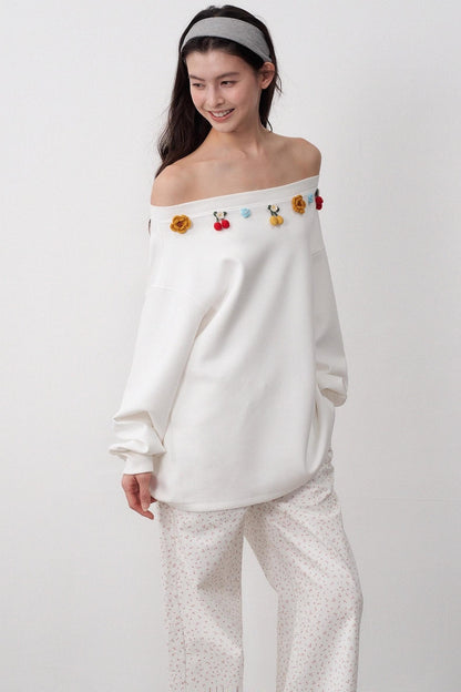 Multi-wear Slanted Shoulder Top