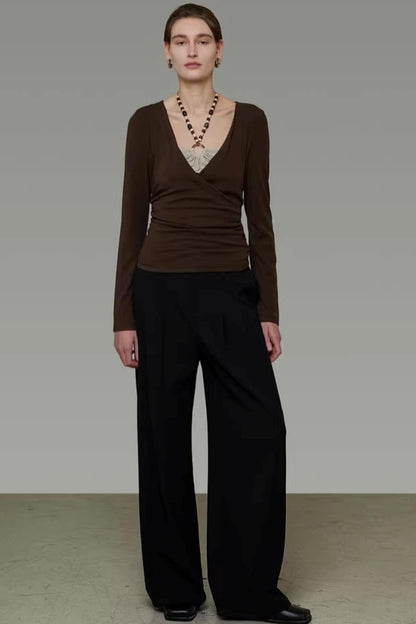 Halter Neck Bead Knit Top