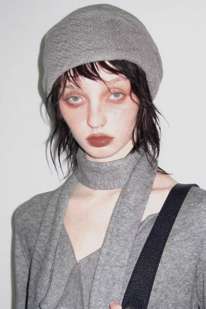 Knitted Wool Versatile Hat