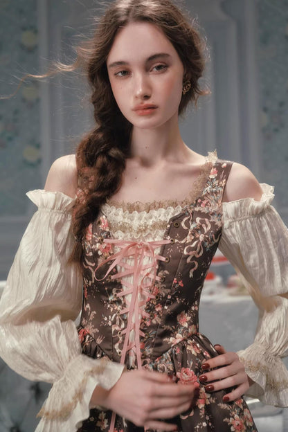 Lacemade French Floral Dress