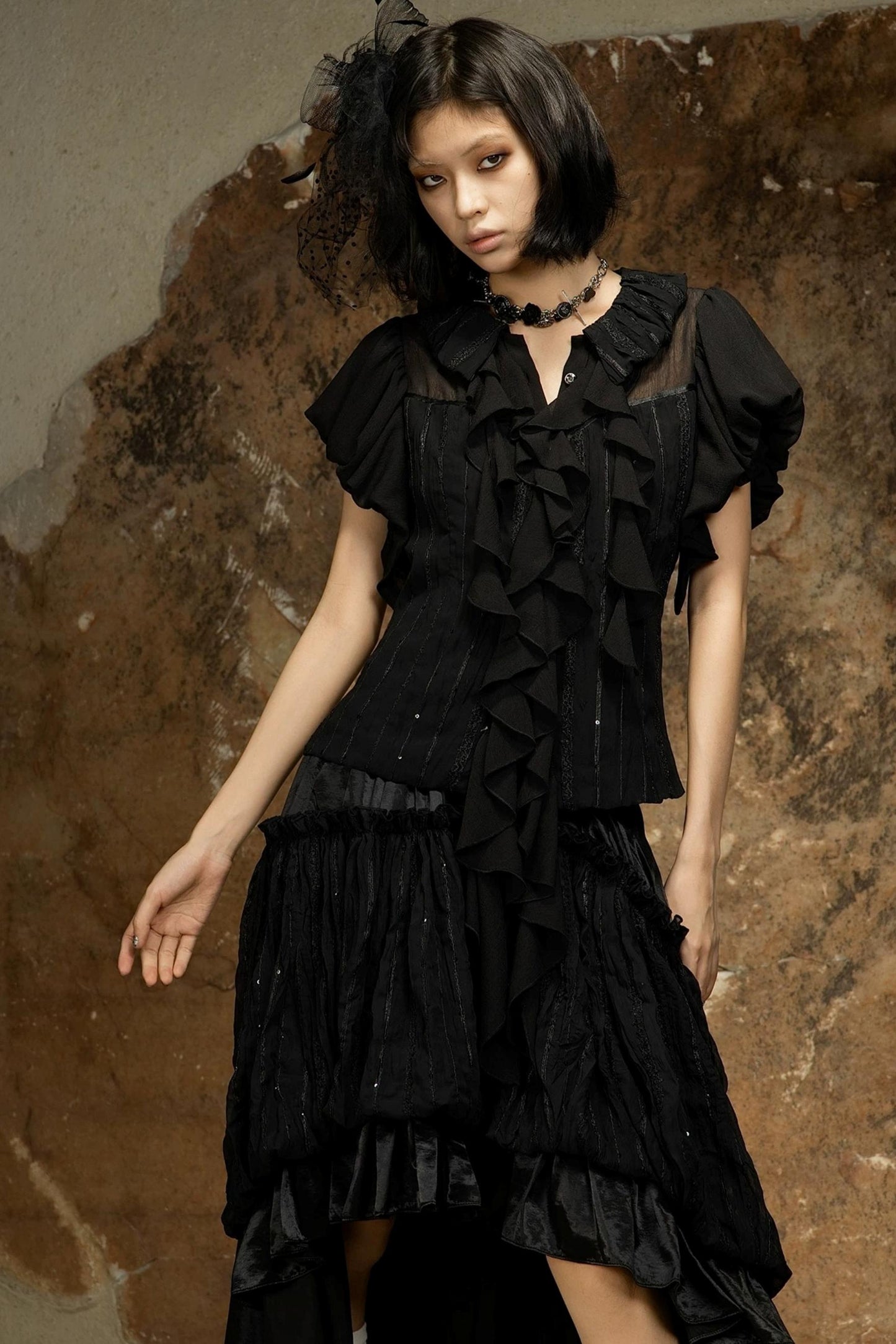 Retro Palace Puff Sleeve Shirt
