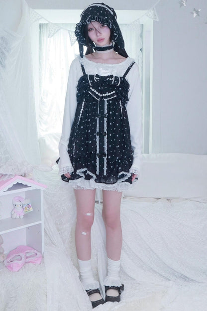 Star Dot Chiffon Sundress