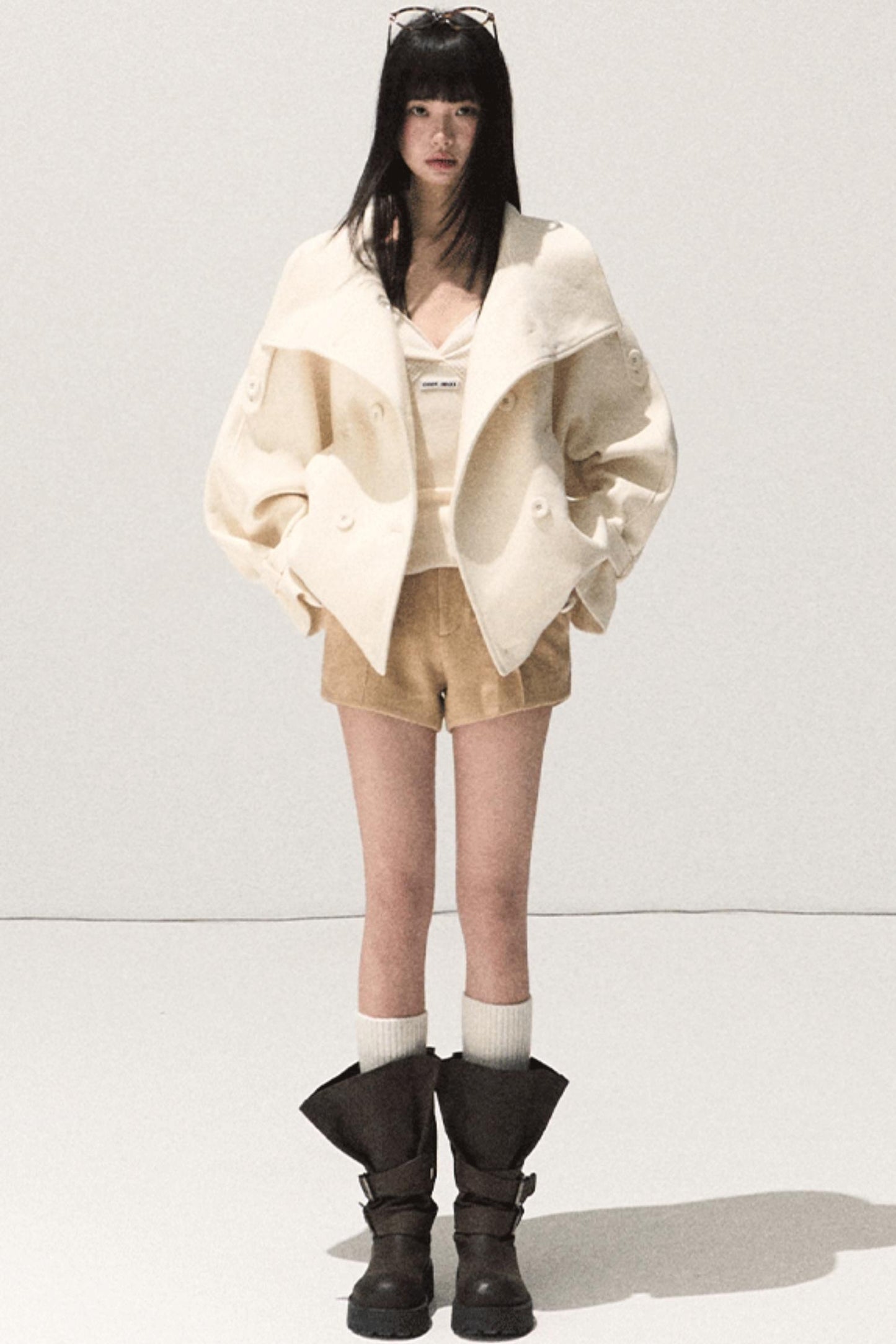 Night Pine Wool Shorts