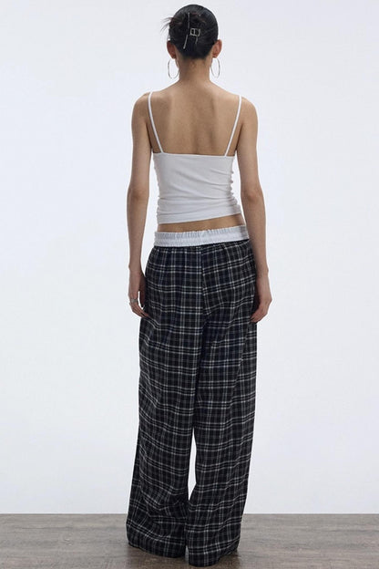 Soft Plaid Slacks