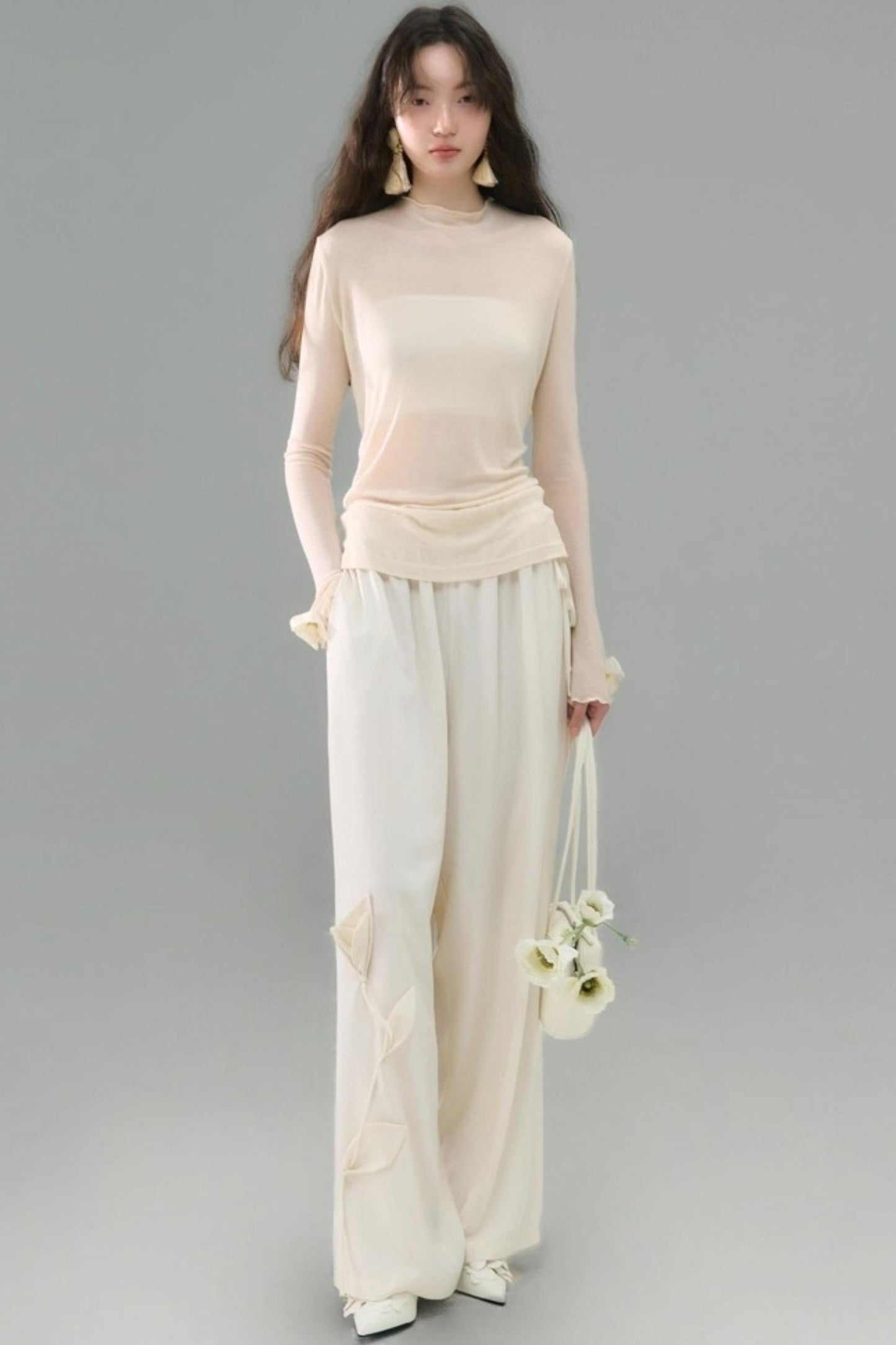 Original Island Rose Tencel Knit Top