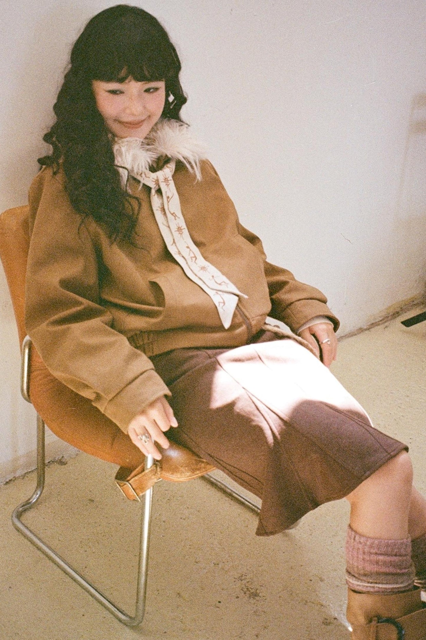 Before Sunrise Fur Collar Jacket