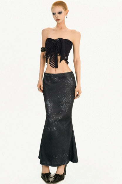 Summer Sparkling Fishtail Skirt