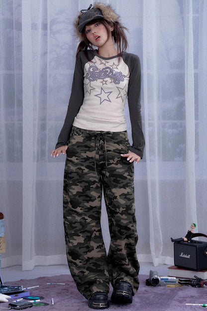 Crotch Covers Camouflage Jeans