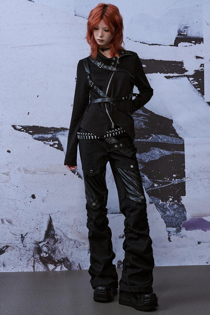 Street Style Patchwork Jeans