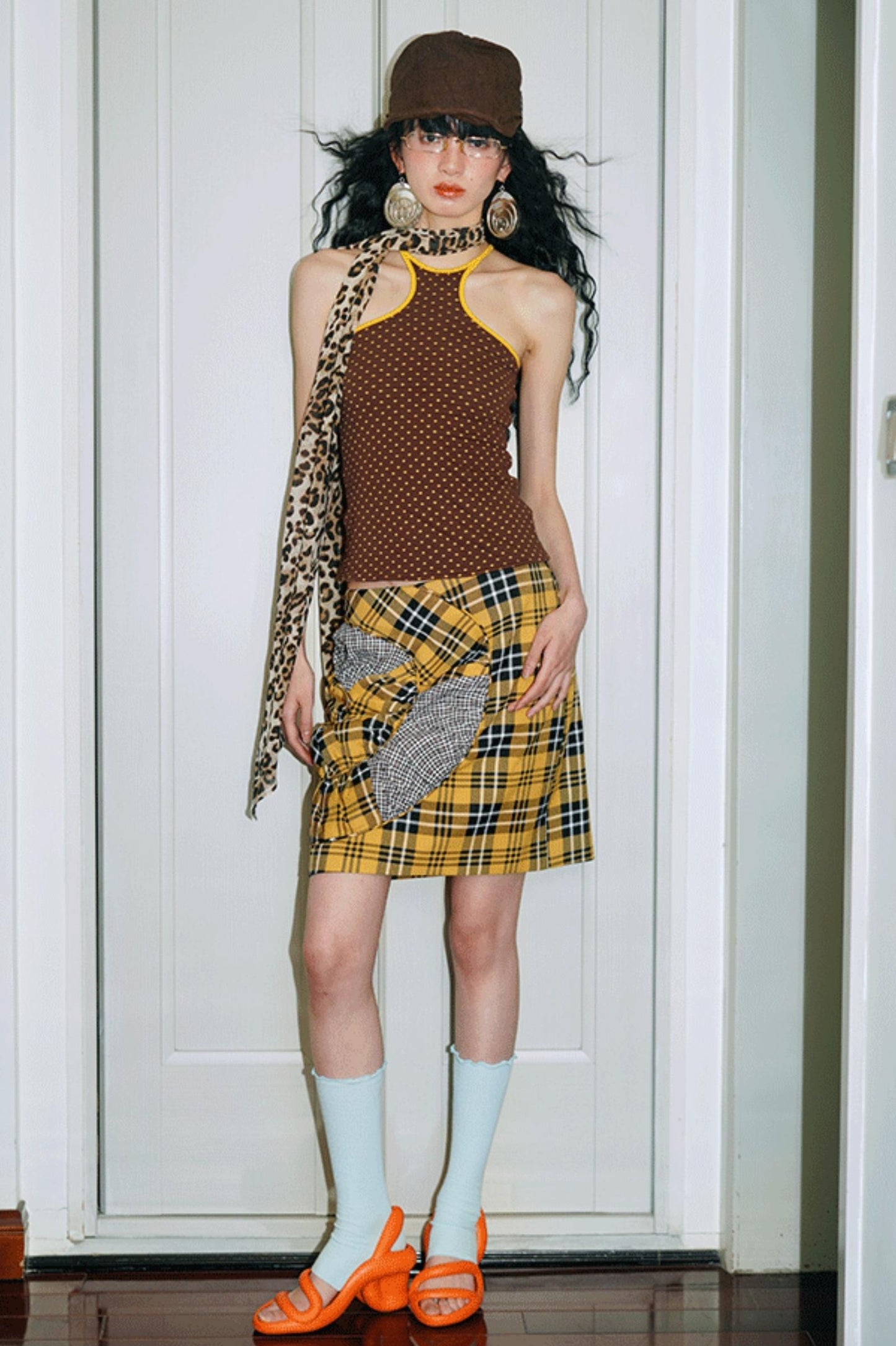 Twisted Retro Crop Skirt