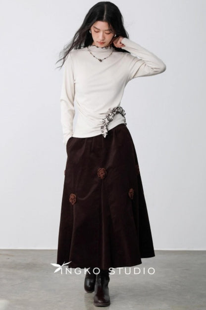 Mica White Ruffled Top