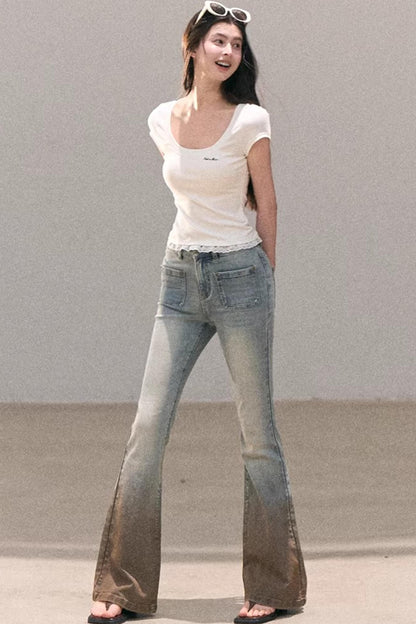 Lace Bohemian Short-Sleeve T-Shirt