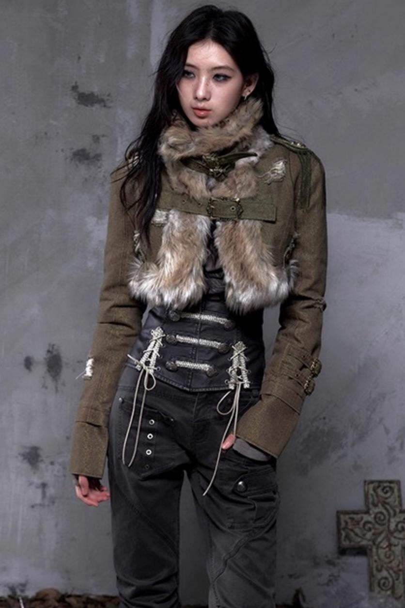 Vintage Knight Leather Waist Seal