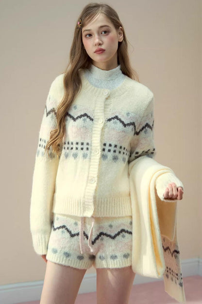 Sunset Knitted Jacket Set-Up