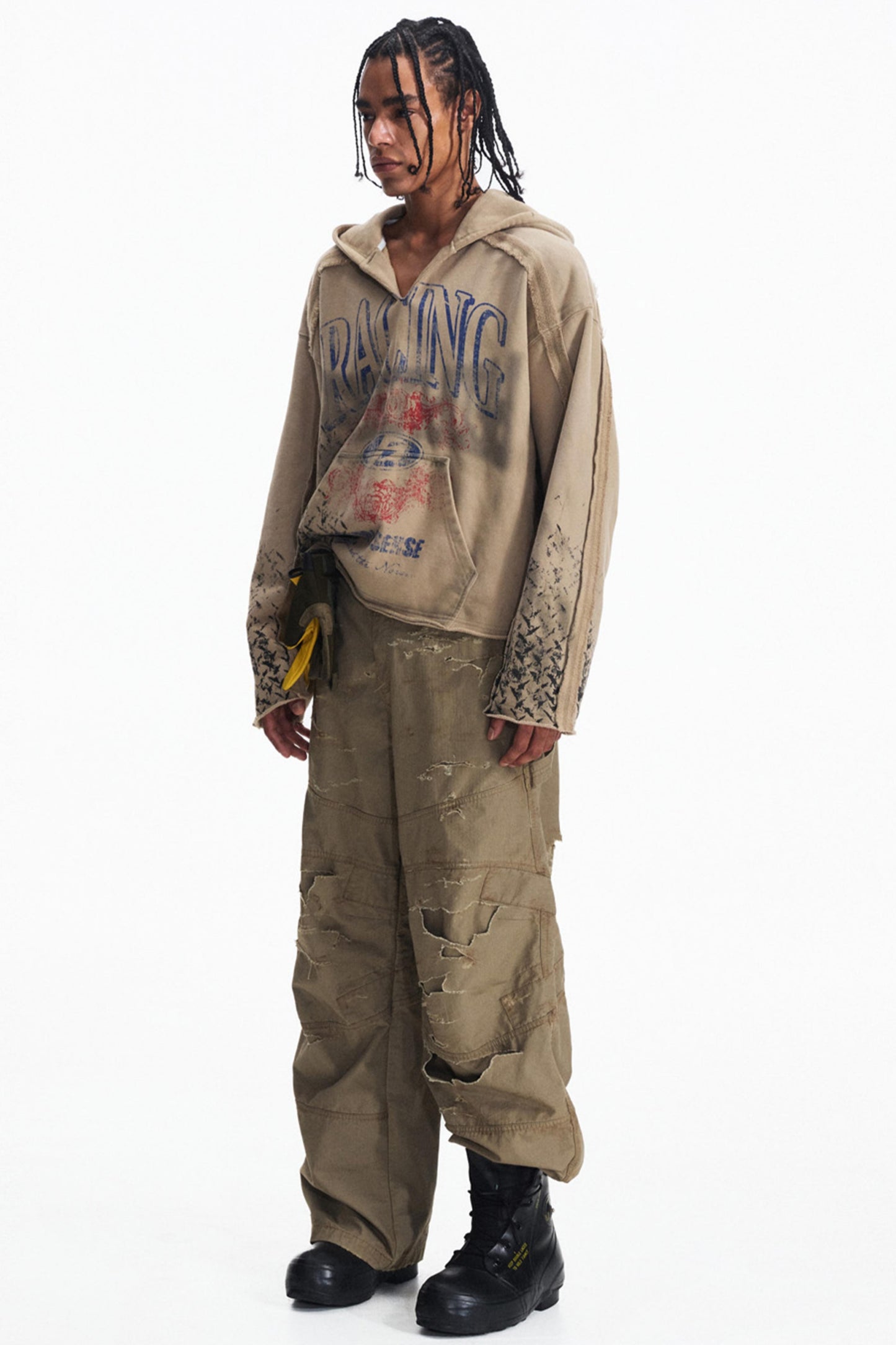 Vintage Racing  Khaki Heavy Top