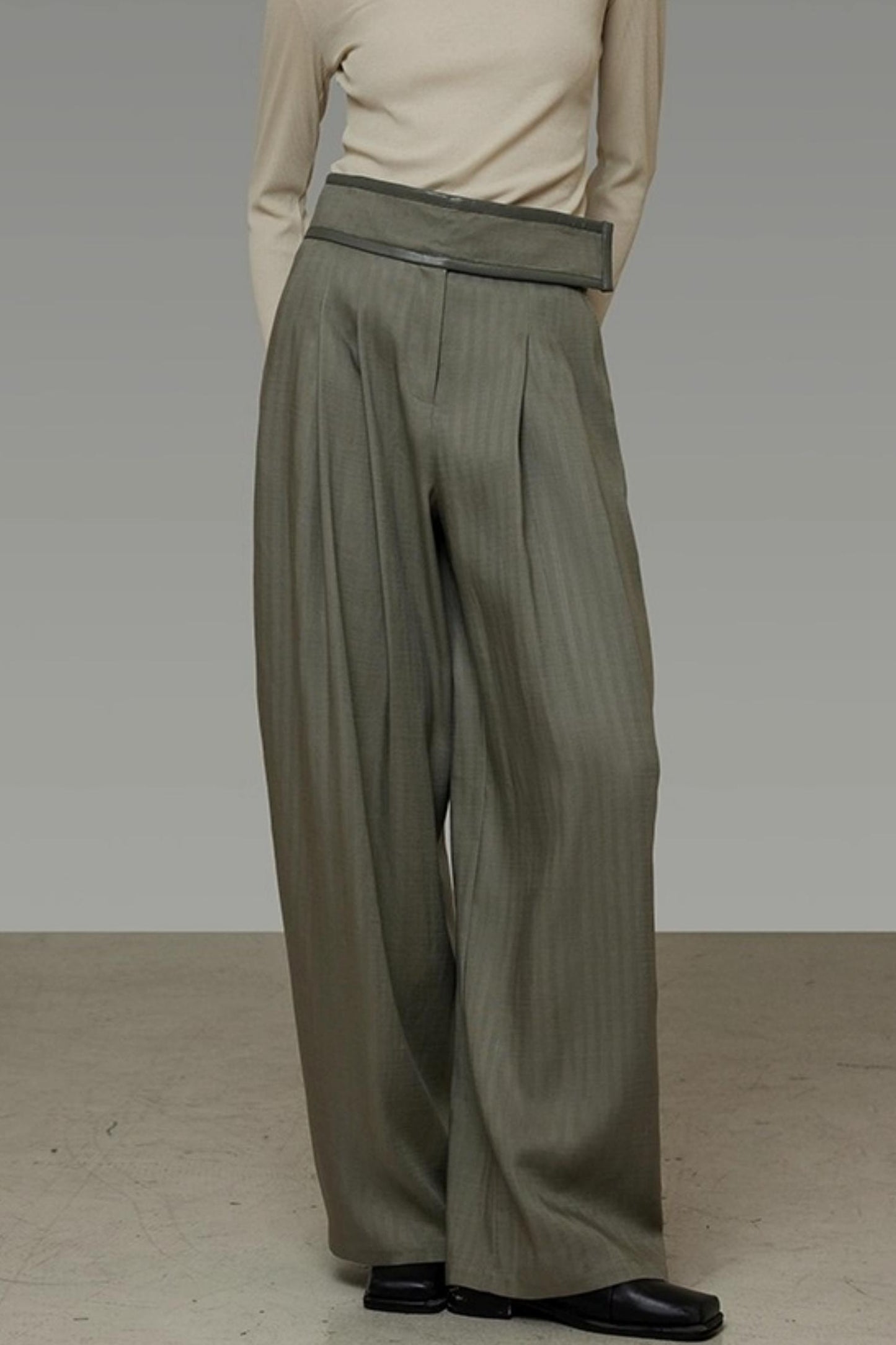 Autumn Slimming Wide-leg Pants