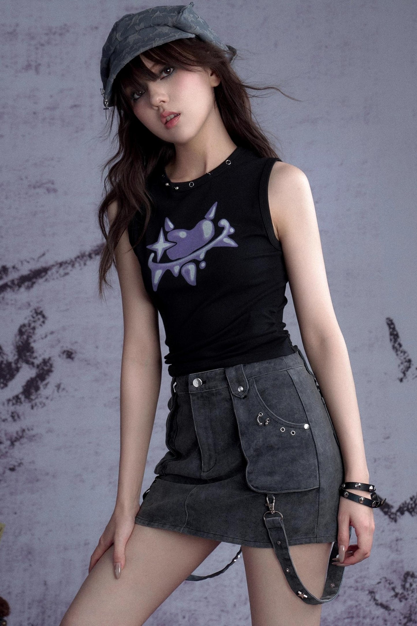 Girly Super Heavy Denim Skirt