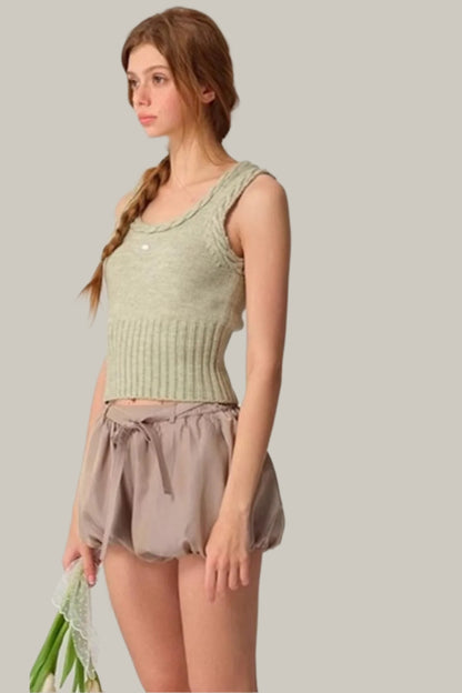 Charming Parisian Knit Undershirt