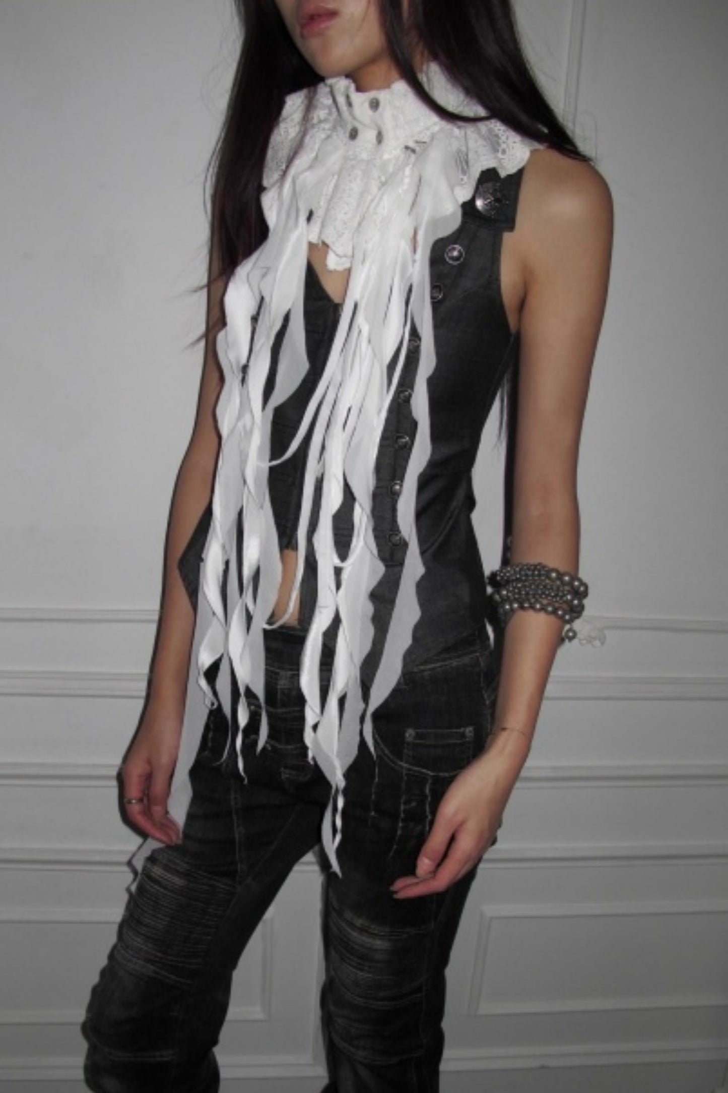 Victorian Velvet Ribbon Collar