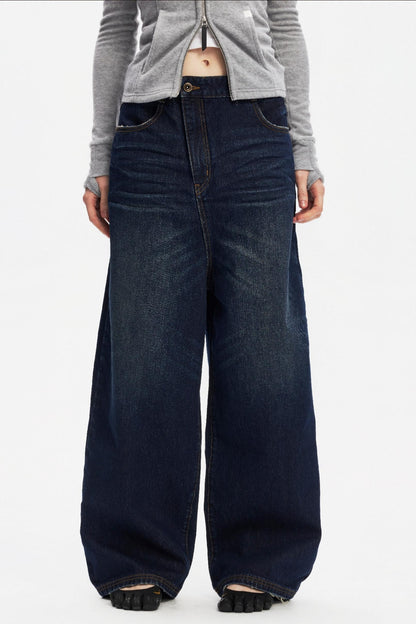 Vintage Distressed Denim Pants