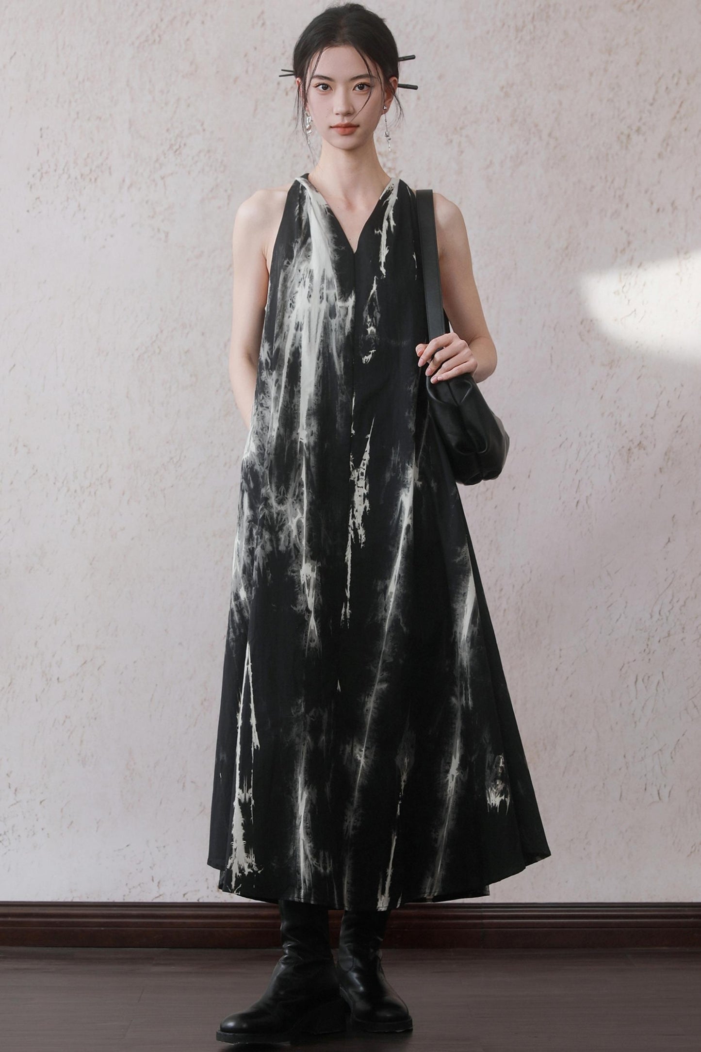 Twisted Flutter Tank Dress