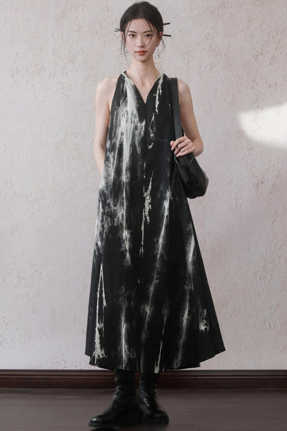 Twisted Flutter Tank Dress